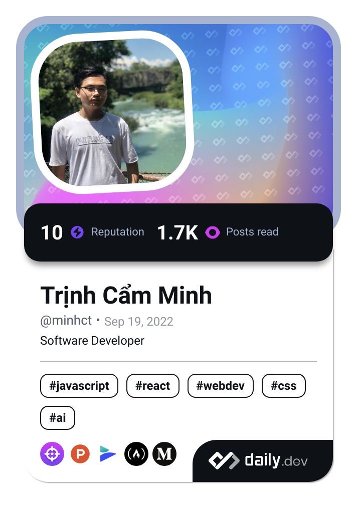 MINHCT DevCard